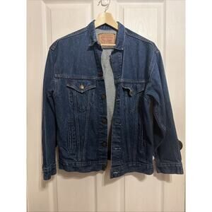 Vintage 90’s Levi Strauss Women's 57508 Long Sleeve Denim Jacket Button Sz XL